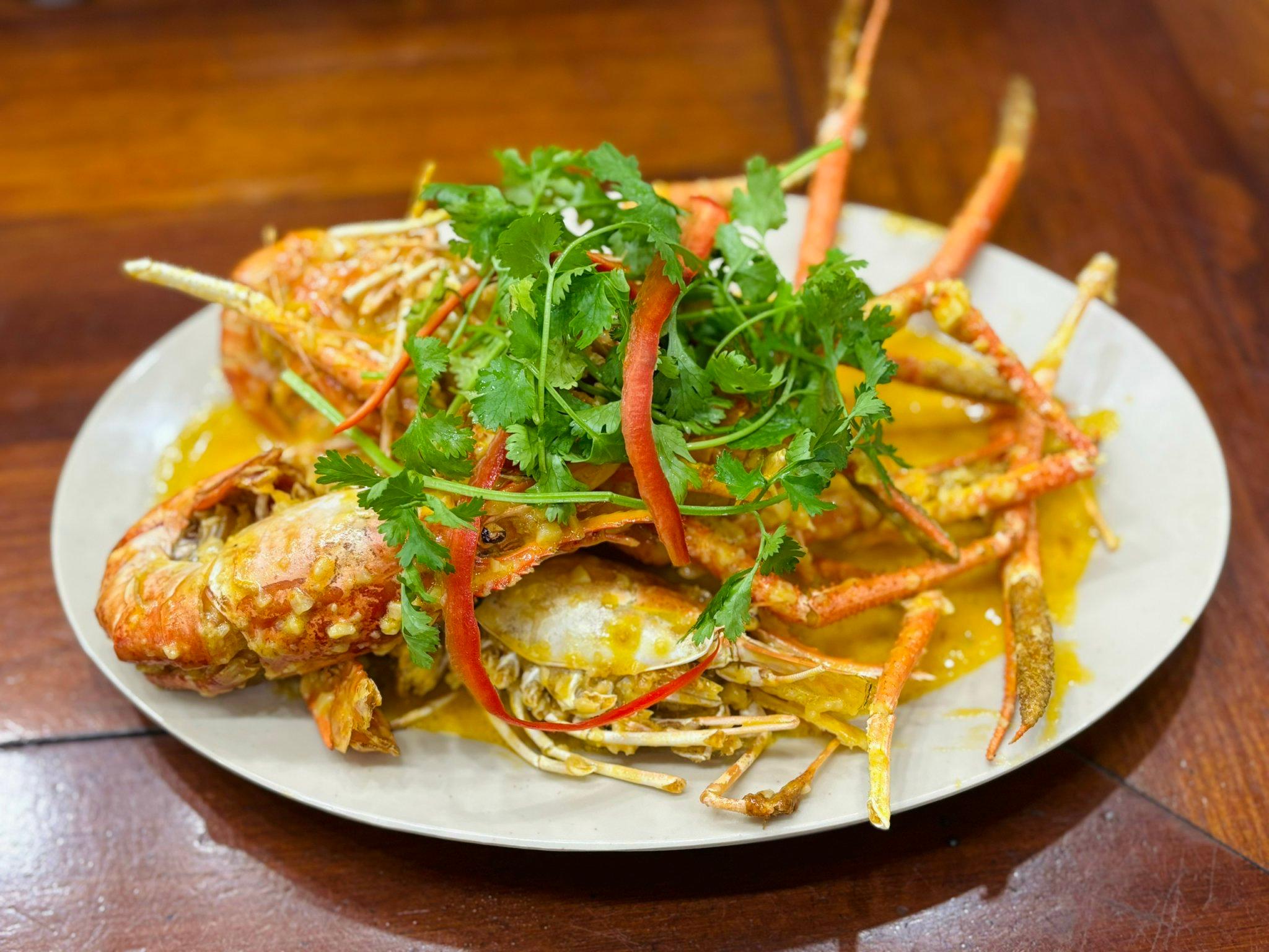 Tôm rang me | Bé Mặn | Seafood Da Nang